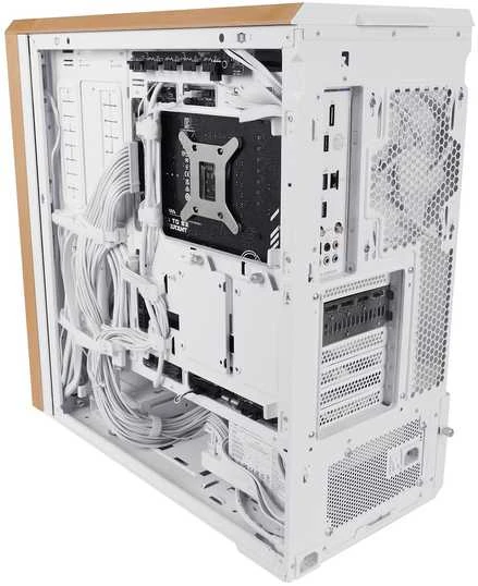 Lian Li LANCOOL 217 PC-kompiuterio korpusas, Midi-Tower, ATX, Tempered Glass – baltos spalvos