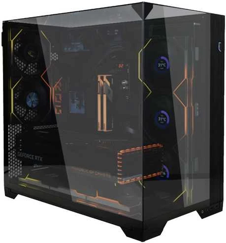 Kompiuterio korpusas Lian Li O11 Vision Compact, Juodas