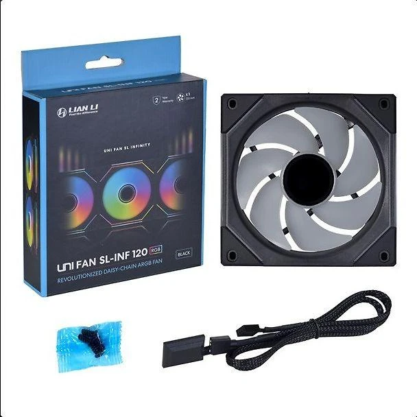 Lian Li UNI FAN SL-INF 120 ARGB PWM ventiliatorius - 120mm juoda