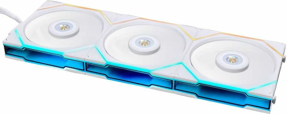 Lian Li UNI FAN TL Series korpuso ventiliatorius, 3er-Pack su valdikliu- 120mm, baltos spalvos
