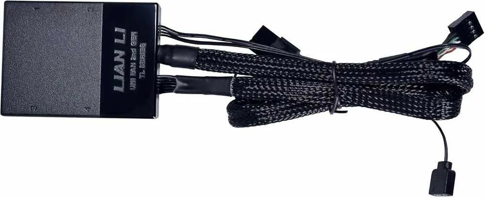 Lian Li UNI FAN TL Series korpuso ventiliatorius, 3er-Pack su valdikliu- 120mm, baltos spalvos