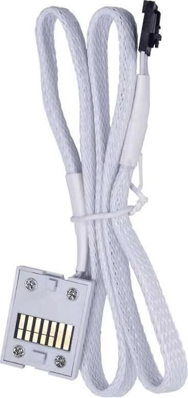 Lian Li UNI FAN TL LCD serijos ventiliatorius, 3 vnt. pakuotėje su valdikliu – 120 mm, baltas