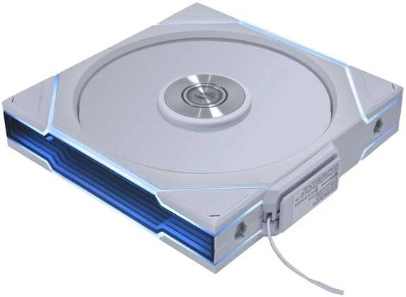 Lian Li UNI FAN TL LCD Wireless korpuso ventiliatorius, ARGB, PWM – 140mm, baltos spalvos
