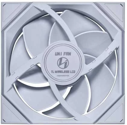 Lian Li UNI FAN TL LCD Wireless korpuso ventiliatorius, ARGB, PWM – 140mm, baltos spalvos