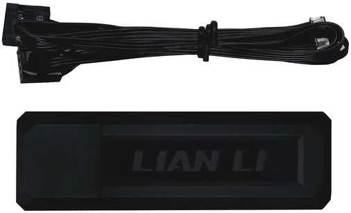 Lian Li UNI FAN TL Wireless LCD korpuso ventiliatorius, ARGB, PWM, 3er-Pack su valdikliu- Reverse Blade, 120mm, juodos spalvos