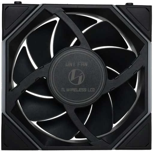 Lian Li UNI FAN TL Wireless LCD korpuso ventiliatorius, ARGB, PWM, 3er-Pack su valdikliu- 120 mm, juodos spalvos