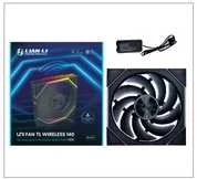 Lian Li UNI FAN TL Wireless korpuso ventiliatorius, ARGB, PWM – Reverse Blade, 140mm, juodos spalvos