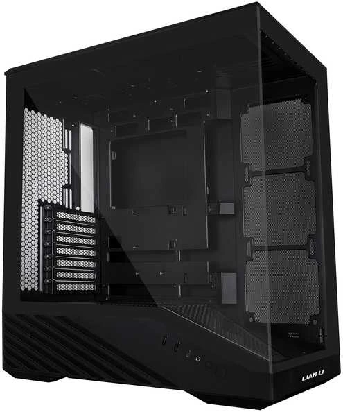 Lian Li Vector V100 PC-kompiuterio korpusas, Midi-Tower, ATX, RGB, Tempered Glass – juodos spalvos