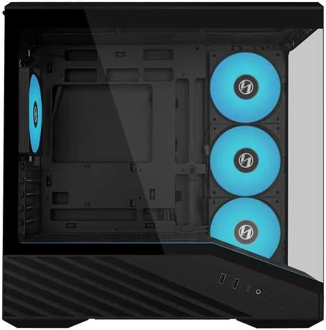Lian Li VECTOR V100 MINI kompiuterio korpusas, Micro-ATX, grūdintas stiklas – Juodas