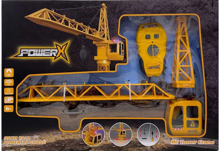 Liniex „Power X“ – nuotoliniu būdu valdomas bokštinis kranas, 99 cm (20424)