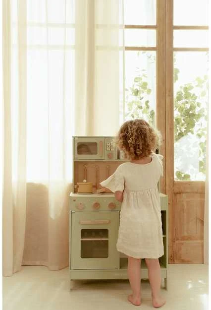 Little Dutch Medinė žaidimų virtuvėlė ´Mint´
