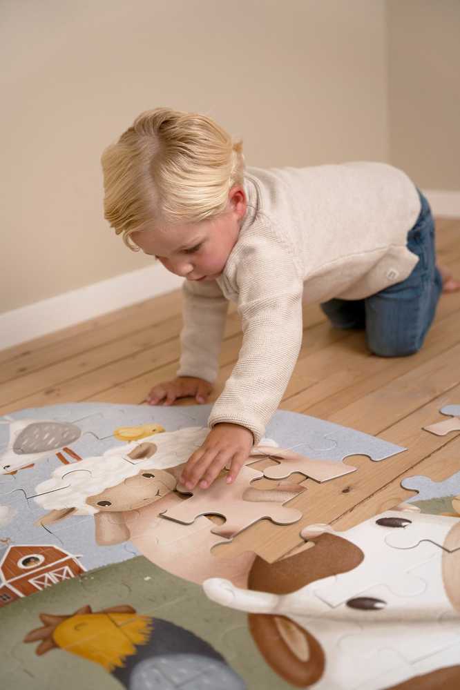 Little Dutch Didelė dėlionė Kaime 42 dalių