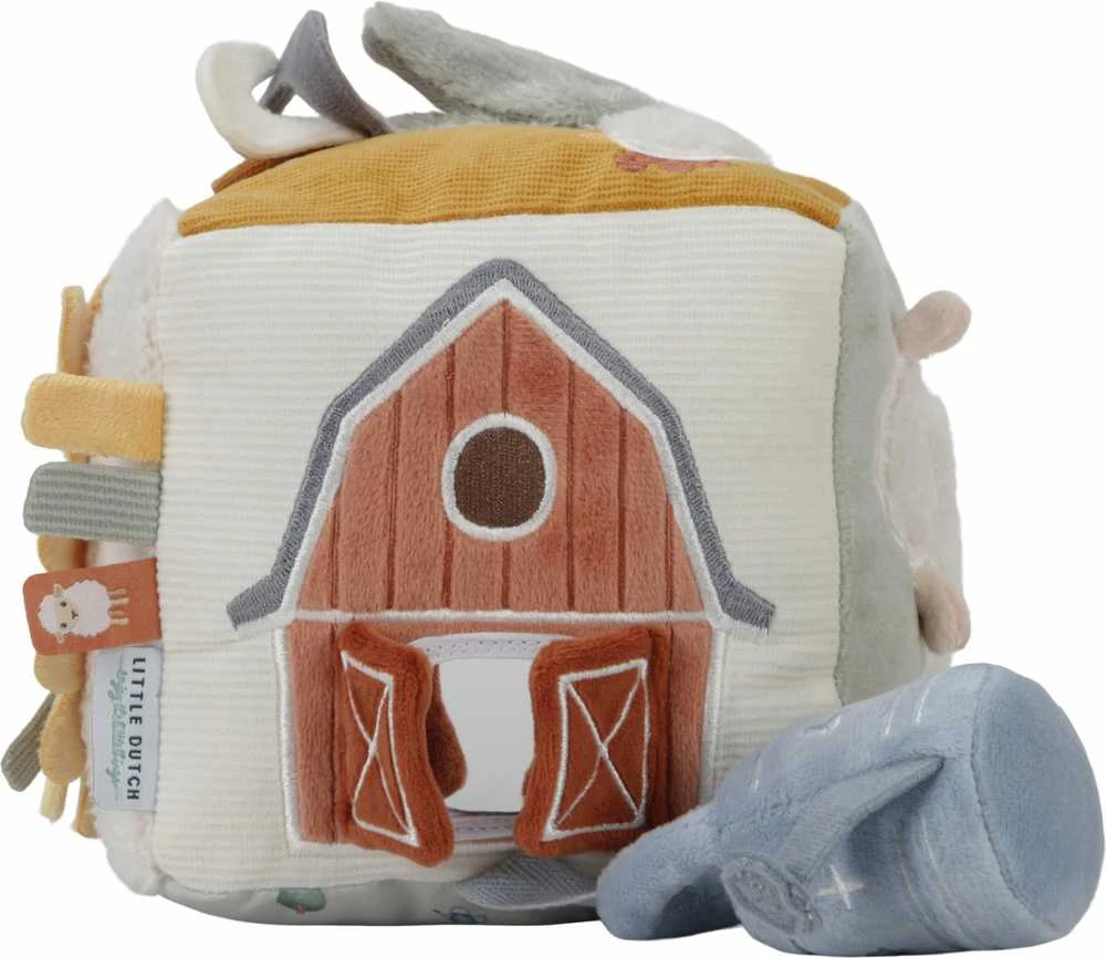 Little Dutch Minkštas veiklos kubas ´Little Farm´