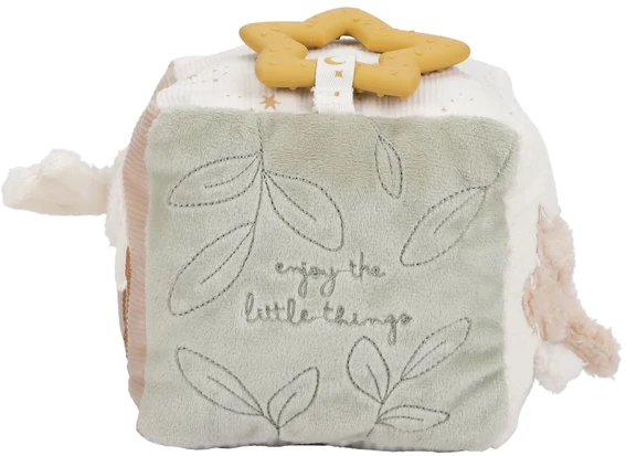 Little Dutch Minkštas lavinamasis kubas ‘Newborn Naturals’