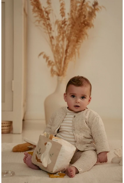 Little Dutch Minkštas lavinamasis kubas ‘Newborn Naturals’