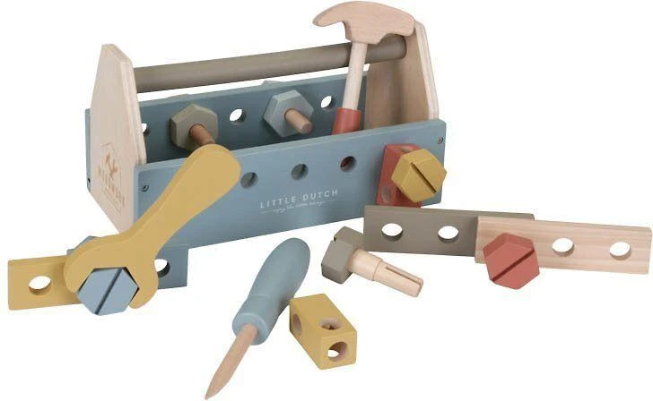 Little Dutch Toolbox - drewniany komplektas majsterkowicza