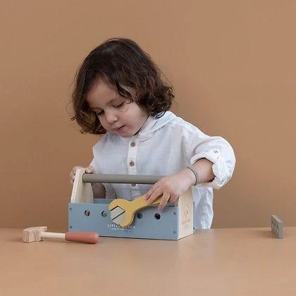 Little Dutch Toolbox - drewniany komplektas majsterkowicza