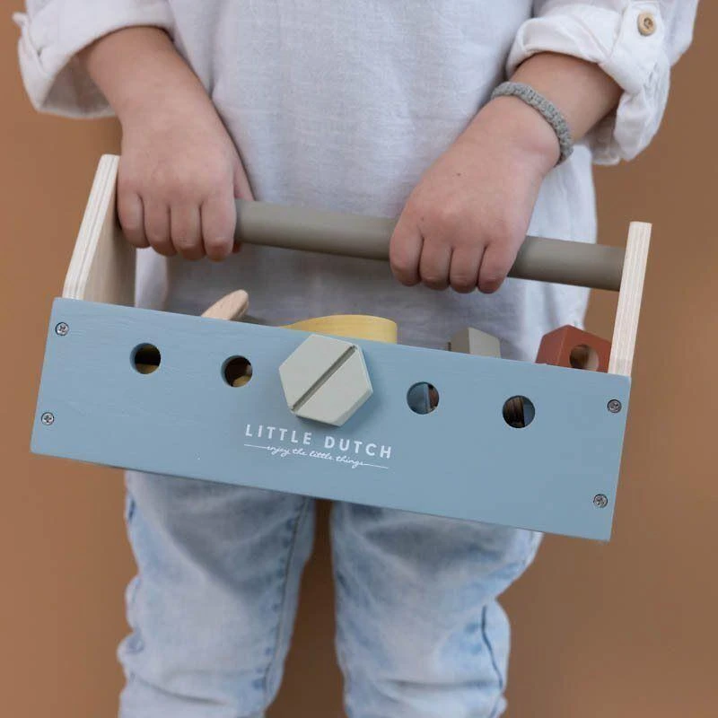 Little Dutch Toolbox - drewniany komplektas majsterkowicza