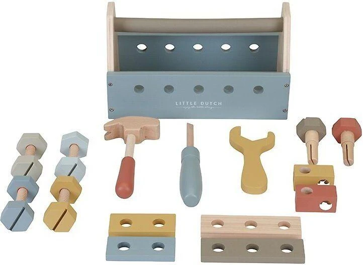 Little Dutch Toolbox - drewniany komplektas majsterkowicza