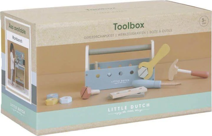 Little Dutch Toolbox - drewniany komplektas majsterkowicza