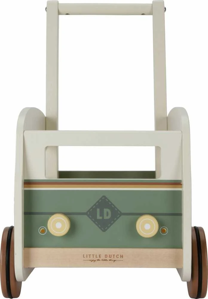 Little Dutch Baby Walker karavanas medinis vintage