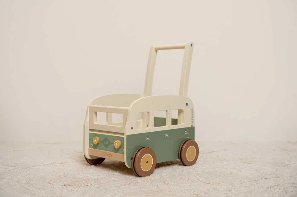 Little Dutch Baby Walker karavanas medinis vintage