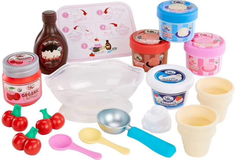 Little Tikes 639661-EUC „Creative Chefs“ ledo kreminio kepimo rinkinys