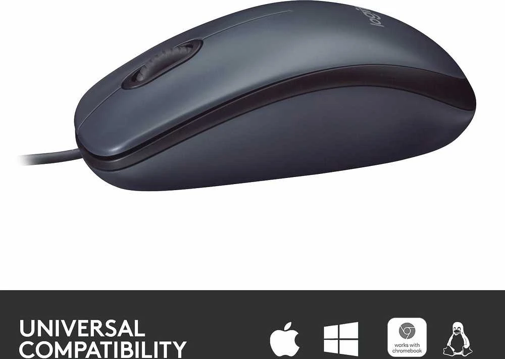 Pelė Logitech B100, Juoda