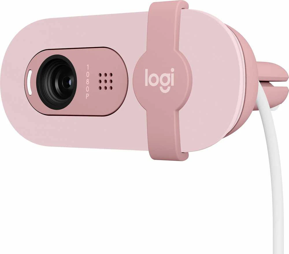 Internetinė kamera Logitech BRIO 100, rožinės spalvos