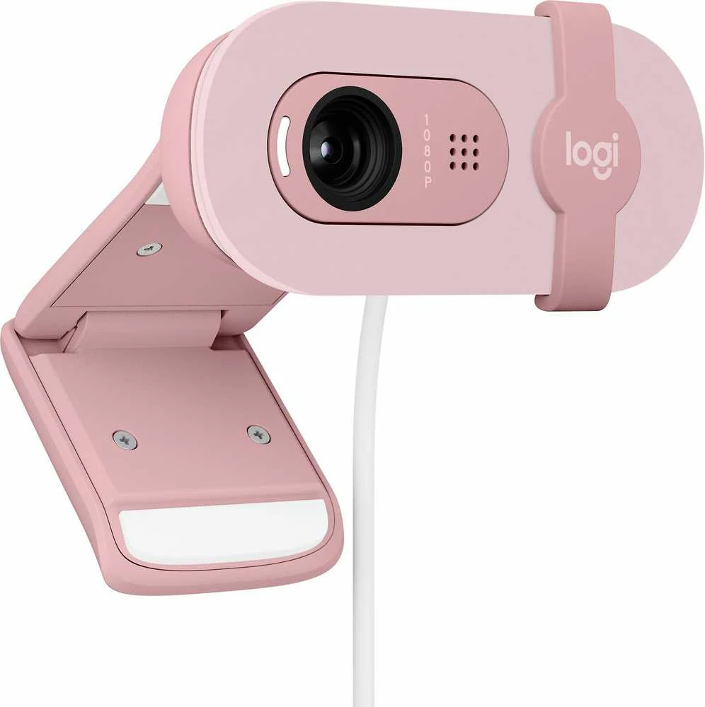 Internetinė kamera Logitech BRIO 100, rožinės spalvos
