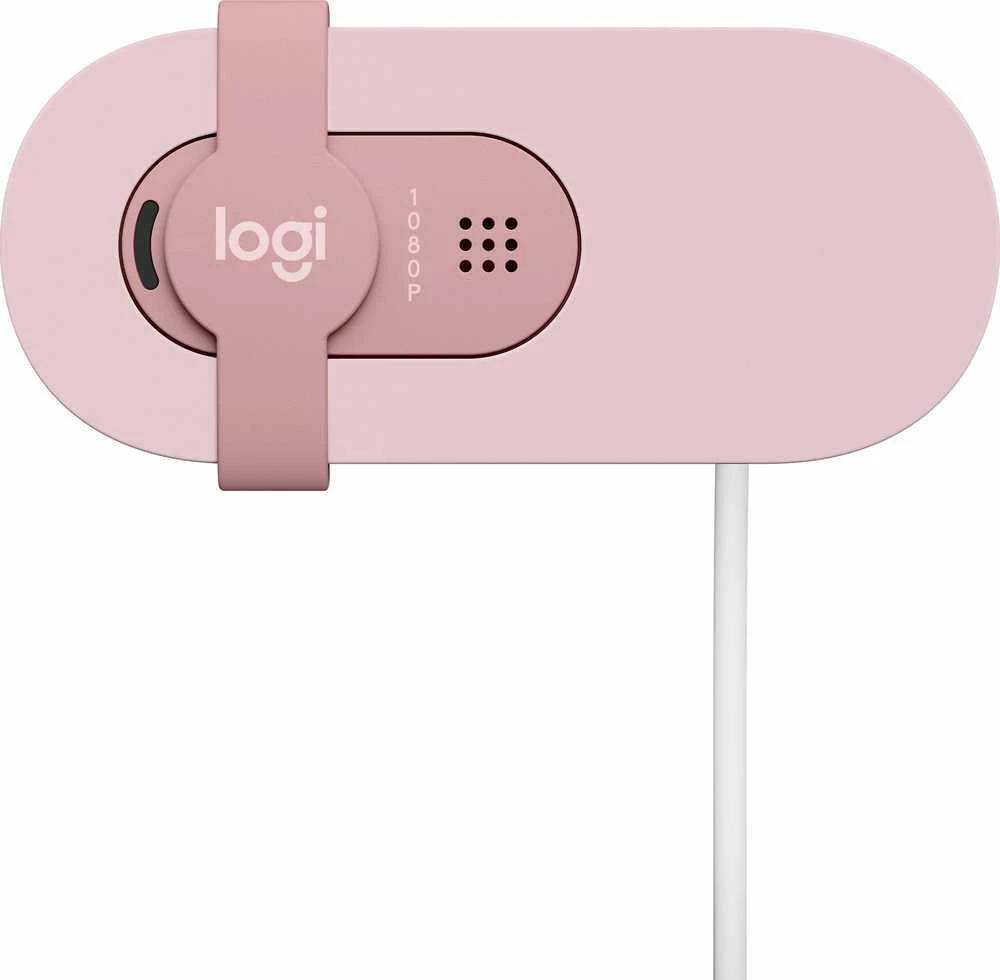 Internetinė kamera Logitech BRIO 100, rožinės spalvos