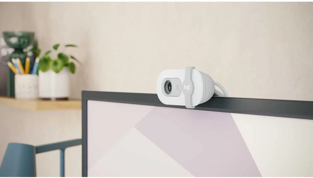 Internetinė kamera Logitech BRIO 100, baltos spalvos