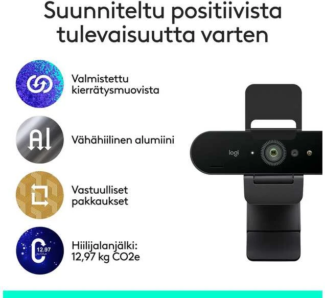 „Logitech MX Brio 4K Graphite“ pelė