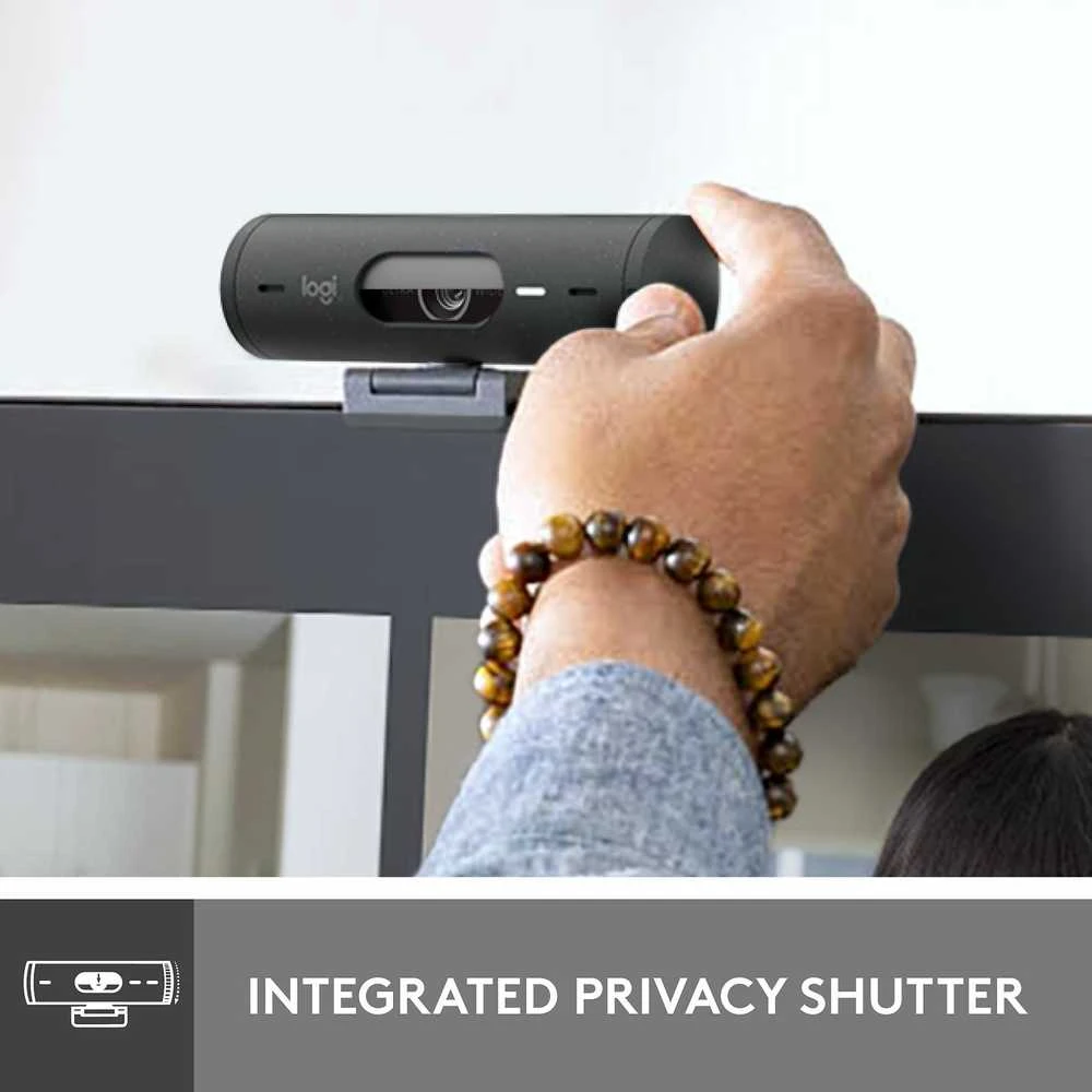 Internetinė kamera Logitech BRIO 500, Grafito spalvos
