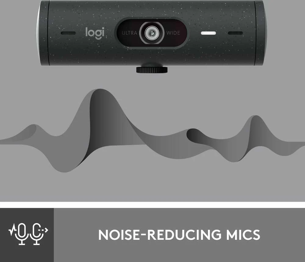 Internetinė kamera Logitech BRIO 500, Grafito spalvos