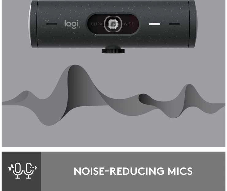 Internetinė kamera Logitech BRIO 500, Grafito spalvos