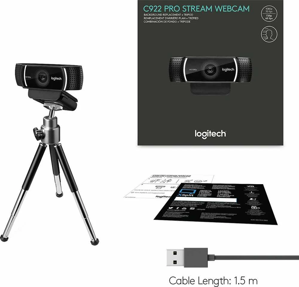 Internetinė kamera Logitech C922 PRO HD Stream Webcam