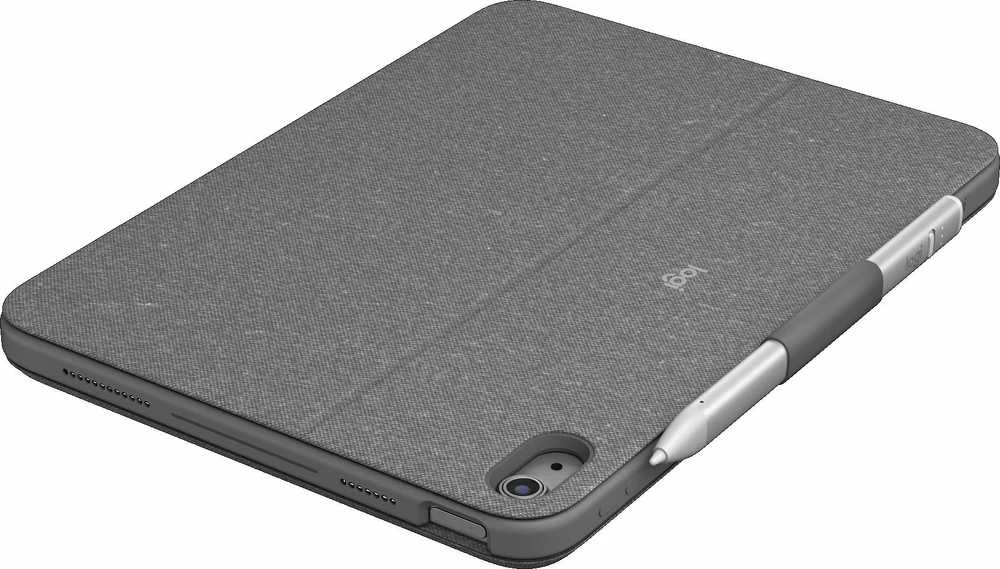 Logitech „COMBO TOUCH“ KIŠENINIS PLANŠETINIS „IPAD“ (10 KARTOS) – „OXFORD Pilkas PAN“ – NORDIC-613