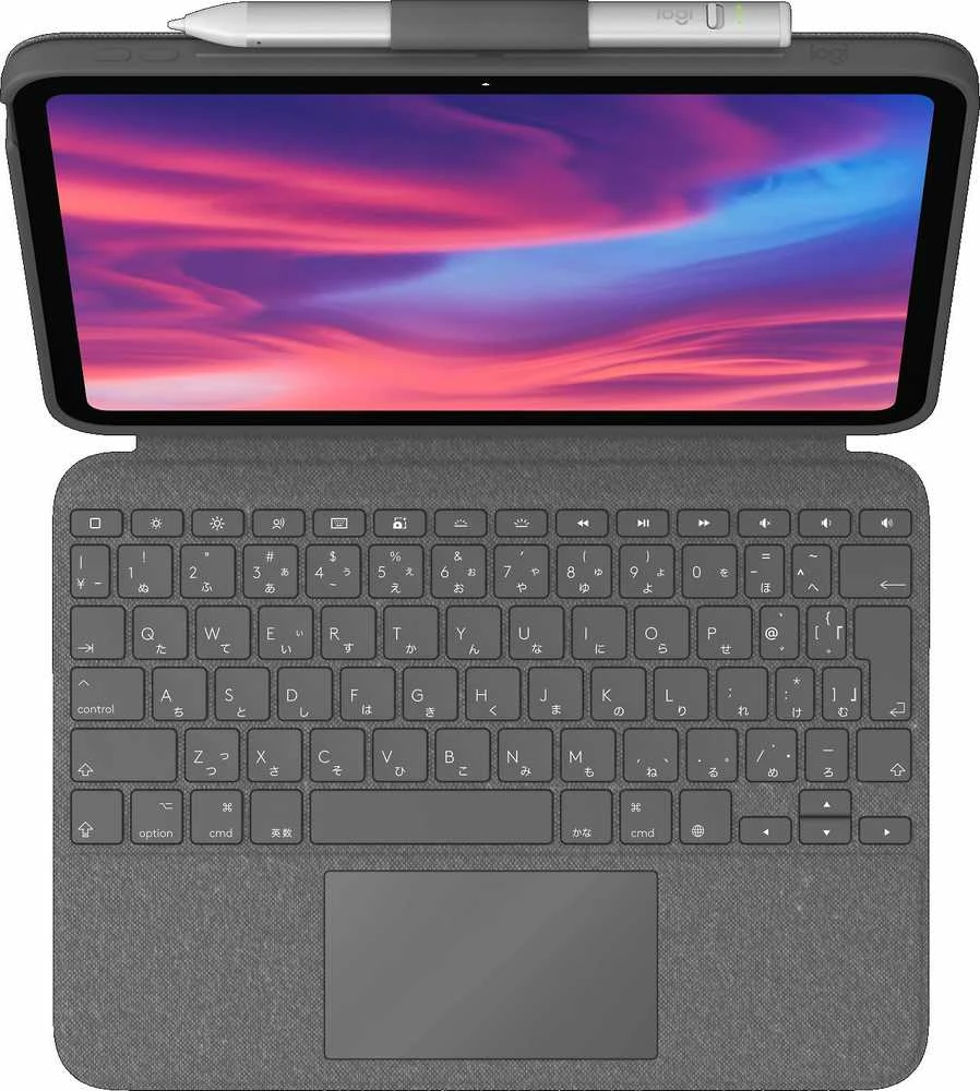 Logitech „COMBO TOUCH“ KIŠENINIS PLANŠETINIS „IPAD“ (10 KARTOS) – „OXFORD Pilkas PAN“ – NORDIC-613