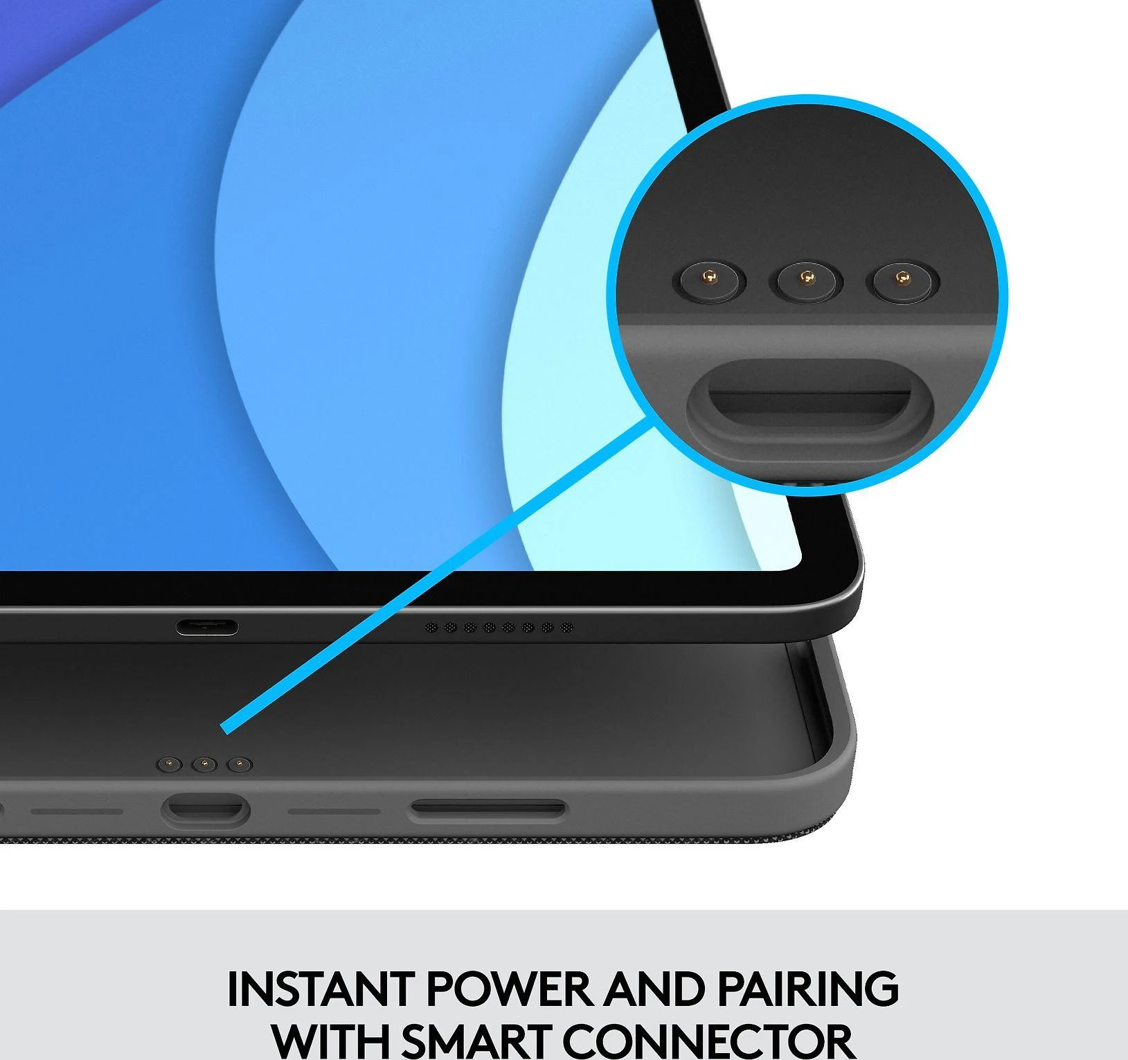 Klaviatūra ir pelė Kit Logitech Combo Touch iPad Pro 11in 1-3G