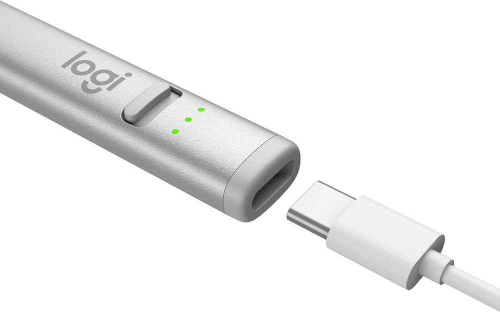 LOGITECH Crayon (USB-C) - Sidabrinis - EMEA-914