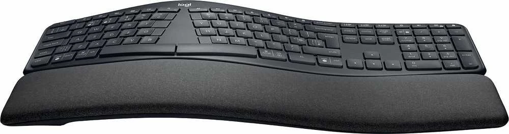 Logitech ERGO K860 belaidė klaviatūra, grafito spalvos, Skandinaviškas išdėstymas (Qwerty)
