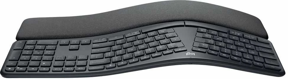 Logitech ERGO K860 belaidė klaviatūra, grafito spalvos, Skandinaviškas išdėstymas (Qwerty)
