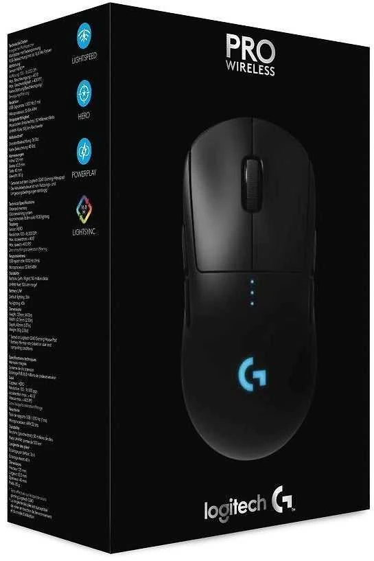 Belaidė žaidimų pelė Logitech G Pro, juodos spalvos (‎910-005272)