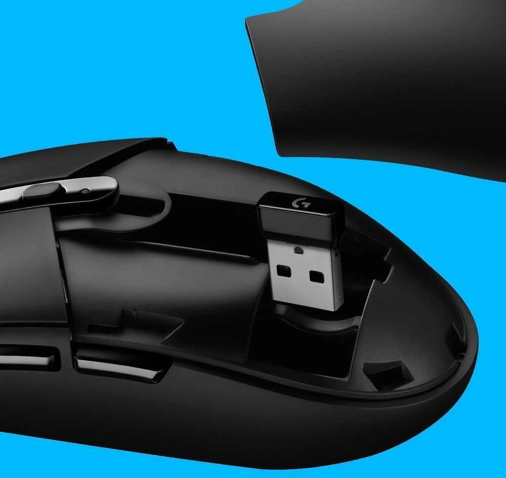 Pelė žaidimams Logitech G305, juodos spalvos