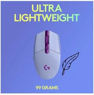 „Logitech G305“ belaidė žaidimų pelė, alyvinė