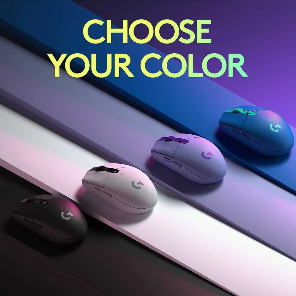 Belaidė pelė žaidimams Pelė Logitech G305 Lightspeed, mėlyna