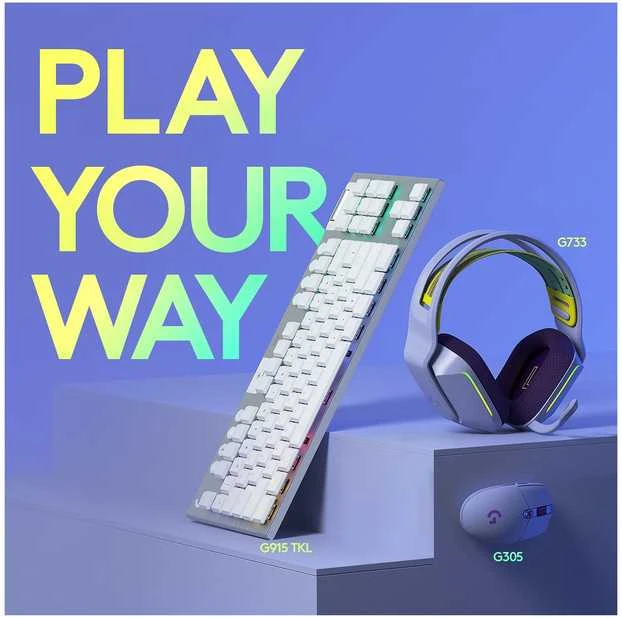 „Logitech G305“ belaidė žaidimų pelė, alyvinė