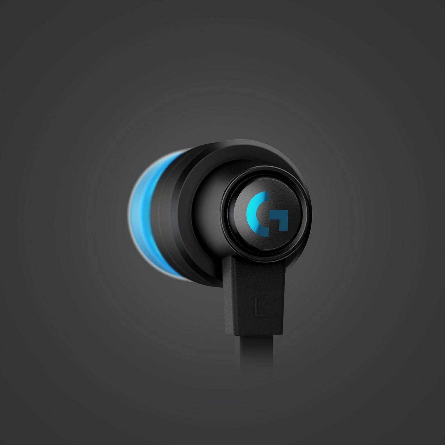 Į ausis įkišamos ausinės žaidimams Logitech G333, Mėlyna