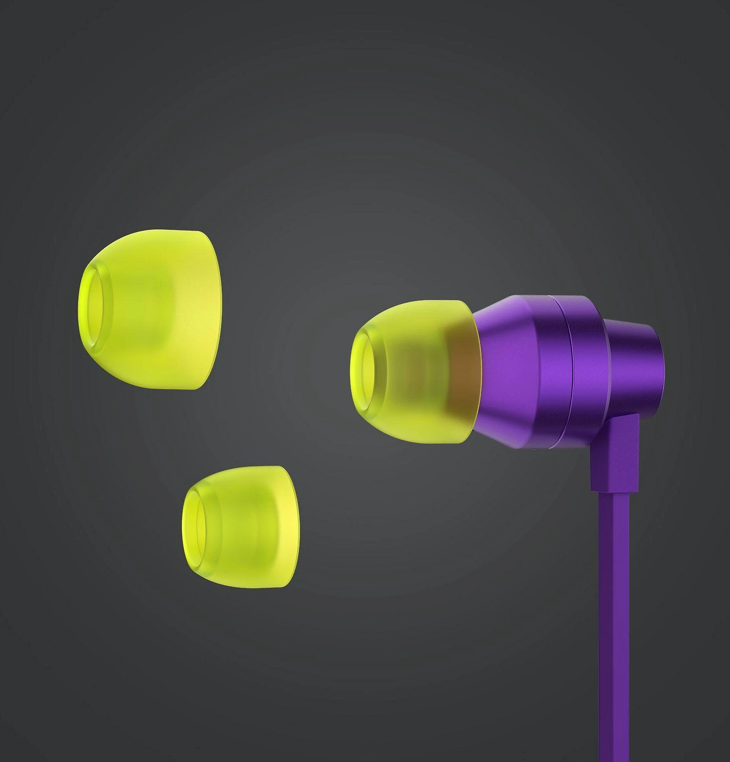 Į ausis įkišamos ausinės žaidimams Logitech G333, Violetinė